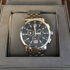 Michele Sport Sail Black Large Watch MW01K00D9002